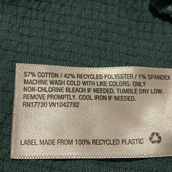 Ava & Viv - waffle knit v-neck light jade green top - Picture 5 of 7